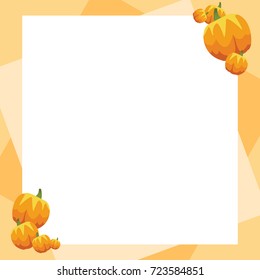 Design frame thankgiving theme collection