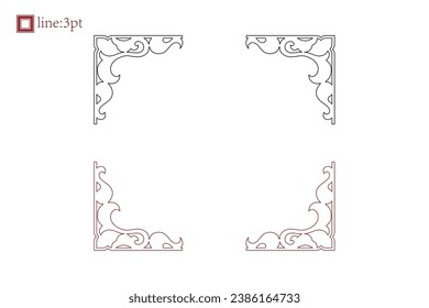 The design of the frames is intricate and symmetrical, with a mix of baroque, rococo, victorian, gothic, medieval, and renaissance styles.