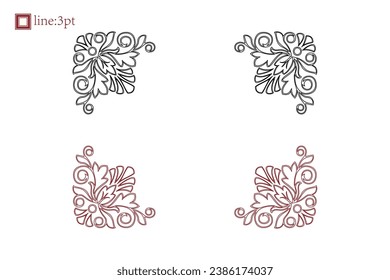 The design of the frames is intricate and symmetrical, with a mix of baroque, rococo, victorian, gothic, medieval, and renaissance styles.