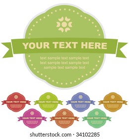 Design frames. Vector set.