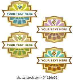 Design frames. Vector set.