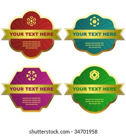 Design frames. Vector set.