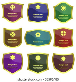 Design frames. Vector set.