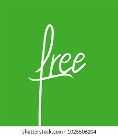 design of free message symbol