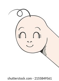 Design of funny face draw