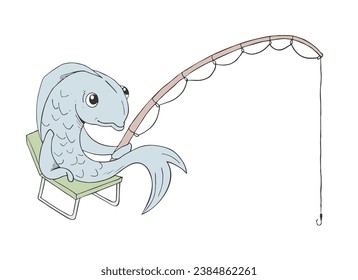 Design of funny fish fishing