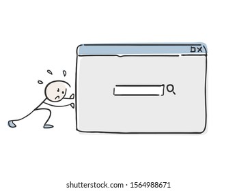 design of funny design of searching menu