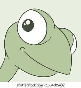 design of funny turtle draw