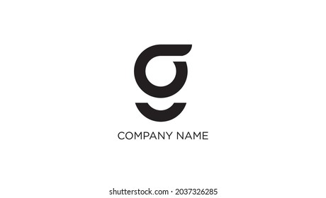 Design G vector logo icon template elements company name