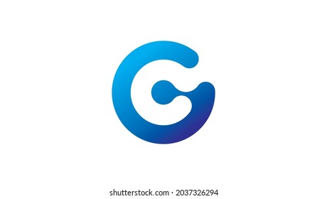 Design G vector logo icon template elements company name