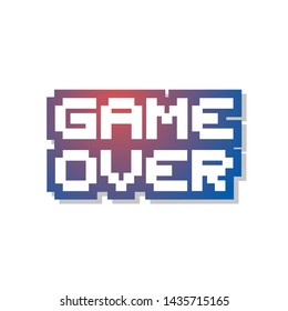 Design of game over message