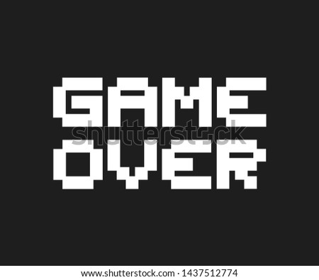 Design of game over message