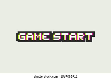 design of game start message