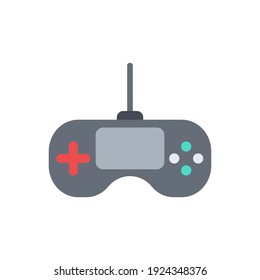 The design of the gamepad sport flat icon vector illustration, this vector is suitable for icons, logos, illustrations, stickers, books, covers, etc.