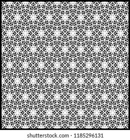 Design of a Geometric Flower Pattern. vector. for wallpaper, flyer, book, brochure