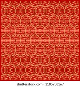 Design of a Geometric Flower Pattern. vector. for wallpaper, flyer, book, brochure