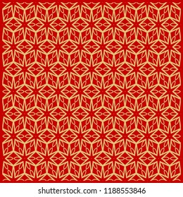 Design of a Geometric Flower Pattern. vector. for wallpaper, flyer, book, brochure