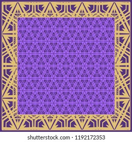 Design of a Geometric Flower Pattern. vector. for wallpaper, flyer, book, brochure