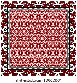 Design of a Geometric Flower Pattern. vector. for wallpaper, flyer, book, brochure