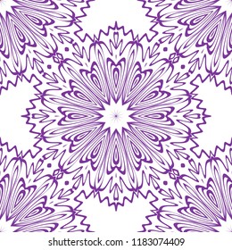 Design of a Geometric Flower seamless Pattern. vector. for wallpaper, flyer, book, brochure