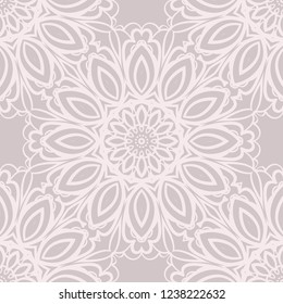 Design of a Geometric Flower seamless Pattern. vector. for wallpaper, flyer, book, brochure