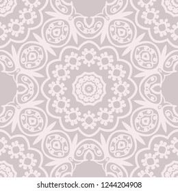 Design of a Geometric Flower seamless Pattern. vector. for wallpaper, flyer, book, brochure