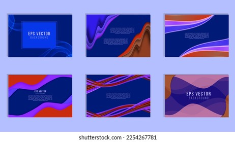 Design geometric icons business presentation, template infographic elements on blue background. New technologies. Use in flyers and SEO-marketing, webinar pages, website, banner, annual report