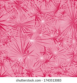 The design of geometric lines forms swarm stars.