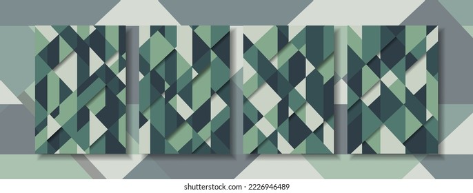Design geometric modern color and background trendy style minimalist