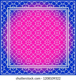 Design of a Geometric Pattern. vector. Repeating sample figure and line. For fashion interiors design, wallpaper, textile industry.