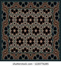 Design of a Geometric Pattern. vector. Repeating sample figure and line. For fashion interiors design, wallpaper, textile industry.