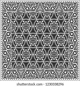 Design of a Geometric Pattern. vector. Repeating sample figure and line. For fashion interiors design, wallpaper, textile industry.