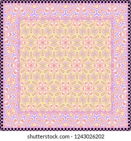 Design of a Geometric Pattern. vector. Repeating sample figure and line. For fashion interiors design, wallpaper, textile industry.