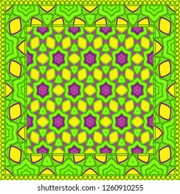 Design of a Geometric Pattern. vector. Repeating sample figure and line. For fashion interiors design, wallpaper, textile industry.