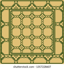 Design Of A Geometric Pattern. Vector. Repeating Sample Figure And Line. For Fashion Interiors Design, Wallpaper, Textile Industry.