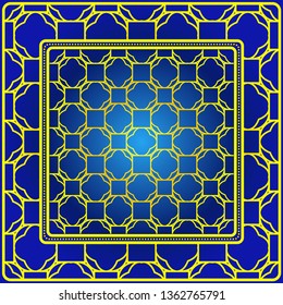 Design Of A Geometric Pattern. Vector. Repeating Sample Figure And Line. For Fashion Interiors Design, Wallpaper, Textile Industry.