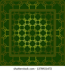Design Of A Geometric Pattern. Vector. Repeating Sample Figure And Line. For Fashion Interiors Design, Wallpaper, Textile Industry.