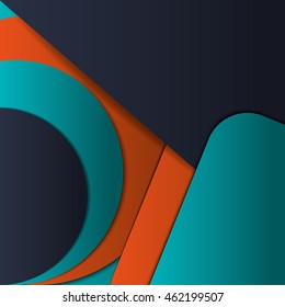 design geometric shapes 3d background icon vector illustration
