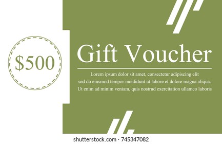 Design gift voucher style background