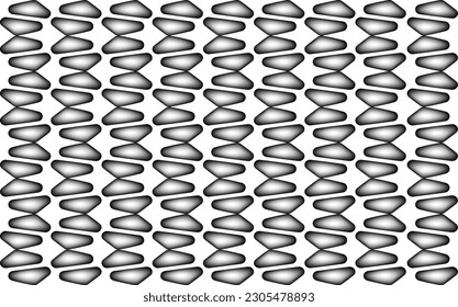 Design for gift wrapping paper and for background template with geometric decorative abstract vector with silver, grey and black background colors