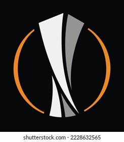 design glass icon vector cup trophy league logo symbol famous white background best award win victory top match final prize event first number one modern game celebration success award goal ceremony