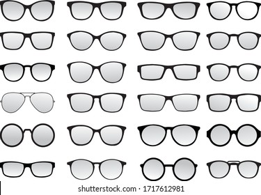 Design of glasses and sunglasses icon
Collection