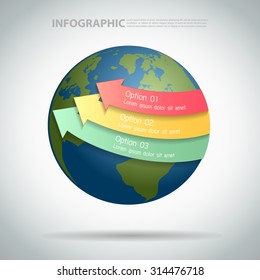 Design global template infographic. can be used for workflow layout, diagram, number options