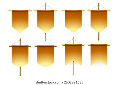 The design of the gold flag