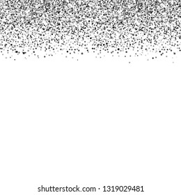 Design with gold sequins. Glitter on top. Vector illustration. White background.