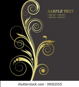 design golden frame