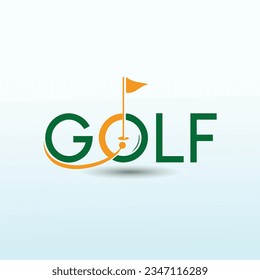 Design a golf logo for a world class golf coaching paradigm