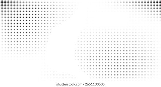 Design gradient texture. Vanishing polka dot background. Repeating dots simple