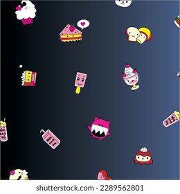 design graphic baground ice cream vector