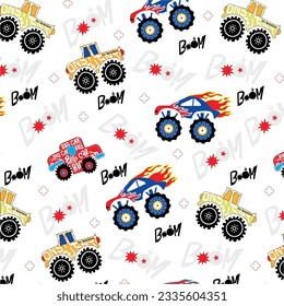 design graphic car boom vector 